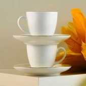 Aryıldız Alisa 12 Parça 6 Kişilik Türk Kahve Fincan Takımı 90 ml thumbnail 4