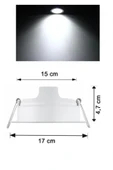 Philips Meson 16,5W Led Panel Beyaz 6500K 15 cm Mağaza Spot Armatür thumbnail 3