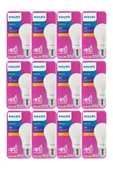 Philips (12 Adet) Philips 13W Sarı Işık E27 Duylu (Kalın Duy) Led Ampul thumbnail 1