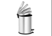 İzmir Fırça Luna 16  lt. paslanmaz pedallı çöp kovası - yavas kapanır - 4100559608 thumbnail 1