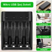 Greentech Pil Şarj Cihazı (Dört Yuvalı) - 1.2V Ni-Mh / Ni-Cd Aa / Aaa / GT-BC07 thumbnail 6