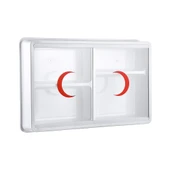 Çelik Ayna Plastik Ecza Dolabı 47cm x 30cm x 10cm 158 thumbnail 1