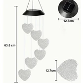 Greentech Güneş Enerjili Renk Geçişli Kristal Kalp Aydınlatma / GT-SL40 thumbnail 3