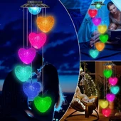 Greentech Güneş Enerjili Renk Geçişli Kristal Kalp Aydınlatma / GT-SL40 thumbnail 4