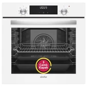 Simfer 9 Fonksiyon QS Dijital Beyaz Ankastre Set (8209 Fırın + 3507 Ocak + 8704 Davlumbaz) thumbnail 2