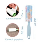 Porsima Kedi Köpek Tüy Toplayıcı 4 Adet Aparat + 20 Adet Yedek Rulo 600 Yaprak thumbnail 2