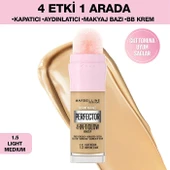 Maybelline New York Instant Perfector Glow 4 Etki 1 Arada Fondöten- 1.5 Light Medium thumbnail 2