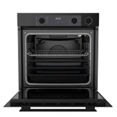 QEP64CS New Steamart&Fryart Serisi Buharlı Siyah Ankastre Fırın (0+9 Fonksiyon) thumbnail 4