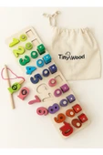 Ahşap Manyetik Olta ile Balık Tutma & Sayı Sıralama Oyunu – Montessori Eğitici Oyuncak (12×41 cm) - 1