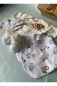 Hoşgeldin Bebek, Unisex, Yenidoğan Bebek Organik Hediye Seti thumbnail 3