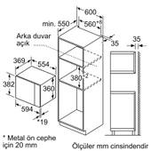 Siemens BE555LMB2 Ankastre Mikrodalga thumbnail 8