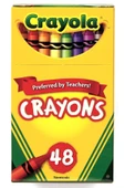 48 Colourful Crayons- Amerikan-Nontoxic- 48 Renk Mum Boya Seti thumbnail 1