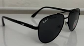 Ray-Ban Aviator 3025 Siyah Polarize Damla Erkek Güneş Gözlüğü thumbnail 2
