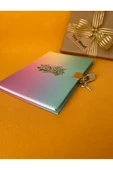 Kilitli Hatıra ve Günlük Defteri – 14x20 cm, 80 Yaprak (Çeşitli Kapak Desenleri) - 2