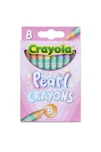 8 Pearl Crayons- Amerikan-Nontoxic- İnci 8 Renk Mum Boya Seti thumbnail 2