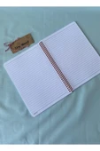 Tilda 16,5x22,5 cm 80 Yaprak Çizgili Karton Kapak Spiralli Defter + 50’den Fazla Sticker - 6