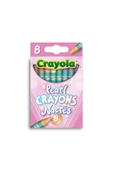 8 Pearl Crayons- Amerikan-Nontoxic- İnci 8 Renk Mum Boya Seti thumbnail 1