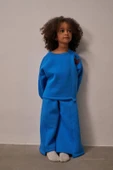 Mavi Omuz Nakışlı Asimetrik Detaylı Alt Üst Takım thumbnail 9