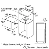Siemens BE555LMB2 Ankastre Mikrodalga thumbnail 7