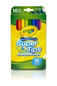 10 Super Tips Washable Markers- Amerikan-Nontoxic- 10 Yıkanabilir İnce-Kalın Uçlu Keçeli Boya Kalemi thumbnail 1