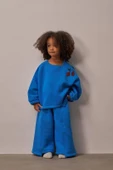 Mavi Omuz Nakışlı Asimetrik Detaylı Alt Üst Takım thumbnail 6
