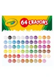 64 Colourful Crayons- Amerikan-Nontoxic- 64 Renk Mum Boya Seti- Kalemtıraşlı thumbnail 4