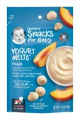 Yogurt Melts Peach, Şeftali, 8+ Months, 8 ay sonrası, 1 oz (28 g) thumbnail 2