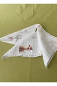 3' lü  Set Desenli Müslin Bebek Ağız Mendili %100 Pamuk 20 x 20 Cm - 1