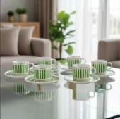 Güral Porselen Mental 12 Parça Kahve Fincan Takımı 559 - 3