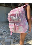 Kız Çocuk İlköğretim Çantası Ultra Hafif ilkokul / Ortaokul Okul Çantası Pembe-Lila - 2