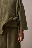Haki Waffle Bağlamalı Takım thumbnail 10