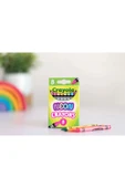 8 Neon Crayons- Amerikan-Nontoxic- 8 Neon Renk Mum Boya Seti thumbnail 5