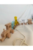 Ahşap Oyuncak Safari Tren, Ahşap Oyuncak Tren - 2