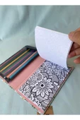 Mandala Boyama Defteri – 19x11 cm 40 Yaprak + 12 Renk Kuru Boya Seti Aktivite Seti - 4