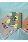 Hello Kitty and Friends Lisanslı A4 Çizgili 80 Yaprak Spiralli Karton Kapak Okul Defteri - 5