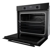 QEP63CS New Fryart Siyah Ankastre Fırın (0+7 KONUM) thumbnail 2