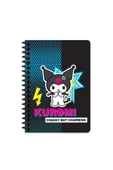 Lisanslı Kuromi A4 80 Yaprak Çizgili Karton Kapak Spiralli Defter - 4