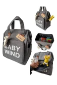 Baby Wind Anne Bebek Bakım Çantası | Termoslu, Çok Gözlü, Sıvı Geçirmez Sırt ve El Çantası - 1