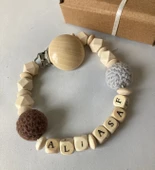 Hoşgeldin Bebek, unısex BEBEK, Organik Emzik Zinciri - 1