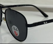 Ray-Ban Aviator 3025 Siyah Polarize Damla Erkek Güneş Gözlüğü thumbnail 5