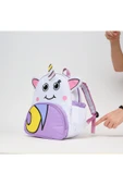 Beyaz Unicorn Anaokulu Yuva Sırt Çantası Unicorn Kız Çocuk Ana Okul Çantası - 2