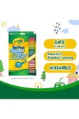 20 Super Tips Washable Markers- Amerikan-Nontoxic- 20 Yıkanabilir Kalın Uçlu Keçeli Boya Kalemi thumbnail 4