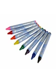 8 Glitter Crayons- Amerikan-Nontoxic- 8 Renk Simli Mum Boya Seti thumbnail 6