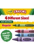 96 Colourful Crayons- Amerikan-Nontoxic- 96 Renk Mum Boya Seti- Kalemtıraşlı thumbnail 6