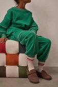 Yeşil Asimetrik Cep Detaylı Oversize Çocuk Alt Üst Takım thumbnail 11