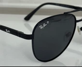 Ray-Ban Aviator 3025 Siyah Polarize Damla Erkek Güneş Gözlüğü thumbnail 4