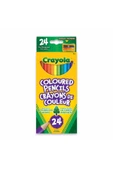 24 Colourful Pencils- Amerikan-Nontoxic- 24 Renk Kuru Boya Seti- Kalemtıraş hediyeli thumbnail 1
