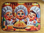 SGE TEKNOLOJİ 55X45 CM 3 ŞEF MAKARNA KAYDIRMAZ TABAN SPEED YÜZEY OYUNCU MOUSE PAD GAMİNG PAD - 4