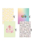 Kilitli Hatıra ve Günlük Defteri – 14x20 cm, 80 Yaprak (Çeşitli Kapak Desenleri) - 3