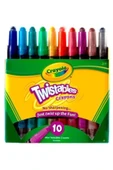 10 Twistable Crayons- Amerikan-Nontoxic- 10 Renk Çevrilebilen Pastel Mum Boya Kalemi thumbnail 2